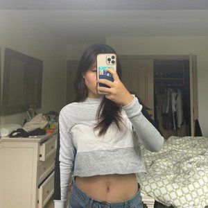 Aritzia TNA color block top